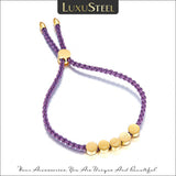 Round Smile Face Shape Adjustable Rope Bracelets No Fade