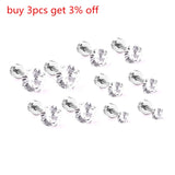 Stainless Steel CZ Square Earrings Set for Women