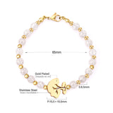 Dragonfly Stainless Steel Link Chain Bracelets
