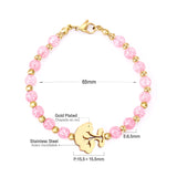 Dragonfly Stainless Steel Link Chain Bracelets