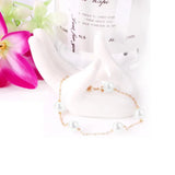 Stainless Steel Pearl Chain Bracelet for Women