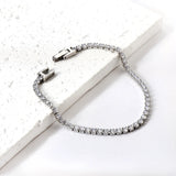 Sparkling Crystal CZ Tennis Bracelet Jewelry