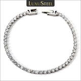 Sparkling Crystal CZ Tennis Bracelet Jewelry