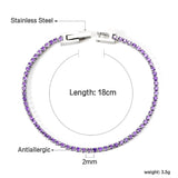 Sparkling Crystal CZ Tennis Bracelet Jewelry