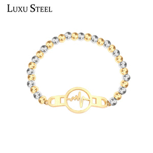 Heart Lightning Bracelet Bangle Stainless Steel
