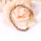 Heart Lightning Bracelet Bangle Stainless Steel