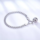 Stainless Steel Round Ball Chain Bracelet Women Accessories Gift