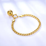 Stainless Steel Round Ball Chain Bracelet Women Accessories Gift