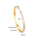 Stainless Steel Bangles For Women Christmas Gift