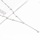 Stainless Steel Star Necklace Women Girl Accessories Tassel Jewelry