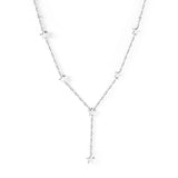 Stainless Steel Star Necklace Women Girl Accessories Tassel Jewelry