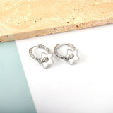 Metal Star Pendant Drop Huggie Earrings for Women Girls Vintage