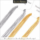 1mm Snake Chains Necklace 10Pcs Stainless Steel Jewelry DIY