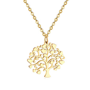 Christmas Tree Pendant Necklace Women Collars Choker Necklace