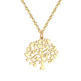 Christmas Tree Pendant Necklace Women Collars Choker Necklace
