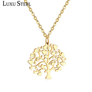 Christmas Tree Pendant Necklace Women Collars Choker Necklace