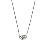925 Silver Evil Eye Choker Necklace Hypoallergenic Jewelry
