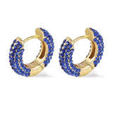 LVE2 Small Flower Round Earrings Female Charm Jewelry Gift