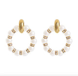 LVK1 Geometric Stud Earrings for Women Girls Tiny Ear Studs Pendientes