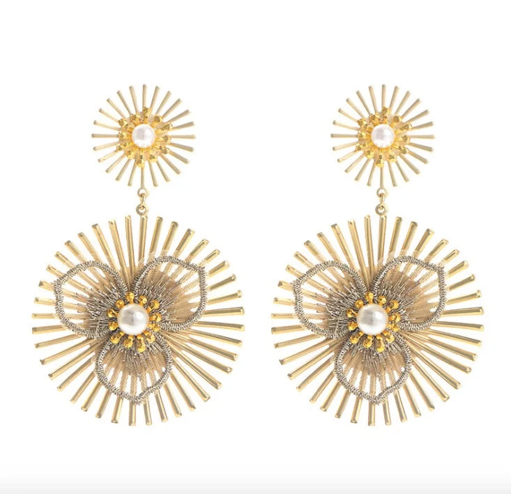 LVK1 Geometric Stud Earrings for Women Girls Tiny Ear Studs