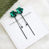LVK1 Small Stainless Steel Earrings Rose Silver