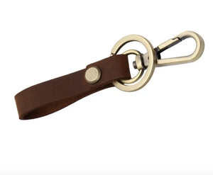 LVK3 Metal Key Ring Anti-Lost Braided Rope Keychain