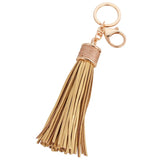 LVK5 Tassel Keychain Bag Charms Boho Jewelry Gift for Women
