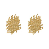 LVK7 Red Garnet 925 Sterling Silver Stud Earrings for Women