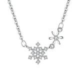 Silver Infinity Love Chain Pendant Necklaces for Women