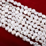 Natural Freshwater Baroque Pearl Beads Loose For Jewelry Making