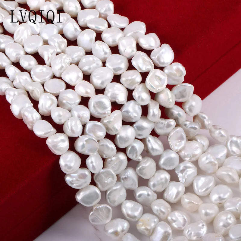 Natural Freshwater Baroque Pearl Beads Loose For Jewelry Making