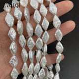 Baroque Rhombus Shape Freshwater Pearl Beads for Jewelry Making