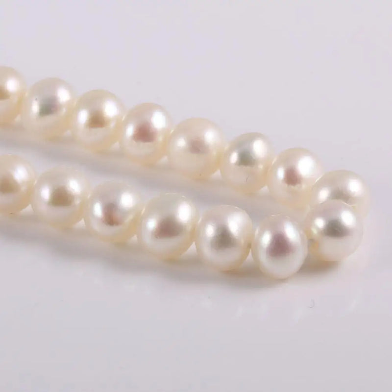Freshwater Pearl Beads High Punch DIY Necklace Bracelet 6-7mm