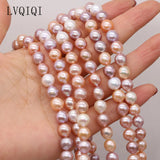 8-9mm Pearl Mix-Color Round Loose Beads for Jewelry Making