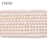 Natural Freshwater Pearl Bead Round Spacer Beads for Jewelry Making