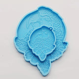 2x Parrot Silicone Keychain Mold for DIY Coaster Decor Craft Tool