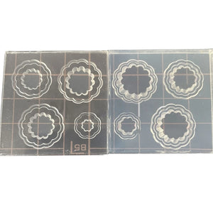 LX9D Crystal Epoxy Resin Mold Earrings Pendants Casting Silicone Mould