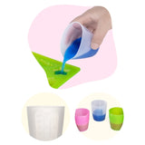 LX9D Silicone Measuring Cup Hand-adjusted Glue Cup
