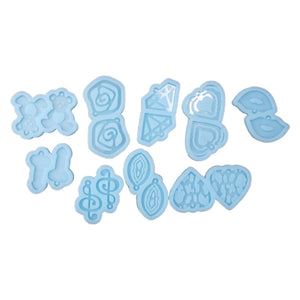 9Pcs Earring Mold for Jewelry Making Silicone Molds Resin Pendant Crafts
