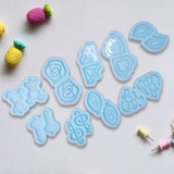9Pcs Earring Mold for Jewelry Making Silicone Molds Resin Pendant Crafts