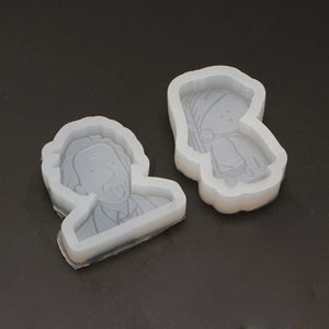 Character Coloring Crystal Epoxy Resin Mold DIY Crafts