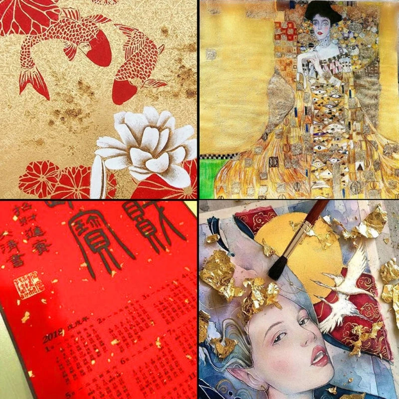 Metallic Foil Flakes for Resin Art & Crafts