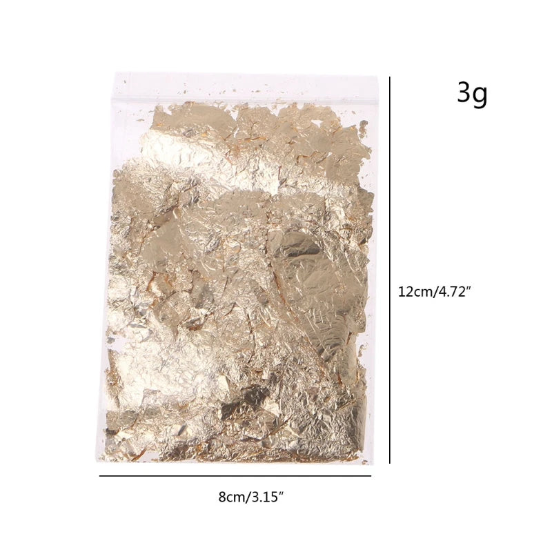 Metallic Foil Flakes for Resin Art & Crafts