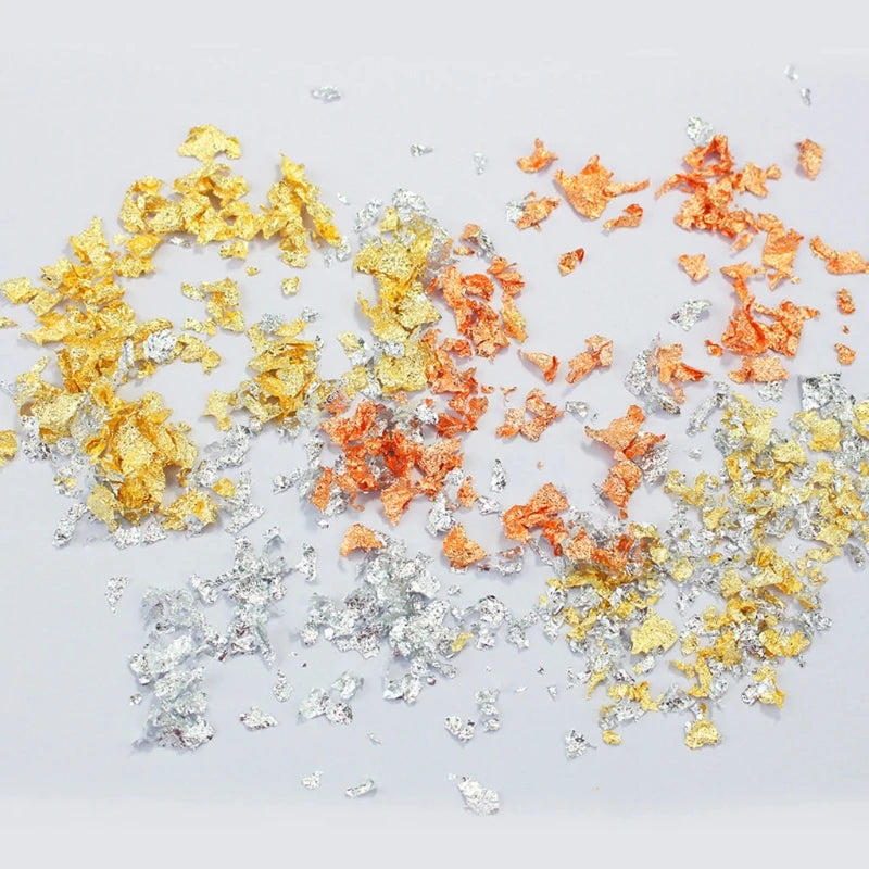 Metallic Foil Flakes for Resin Art & Crafts