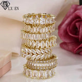 Zircon Eternity Band Wedding Engagement Ring