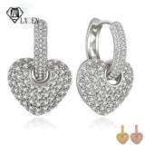 Mermaid Party Heart Earrings For Women Hoops Jewelry