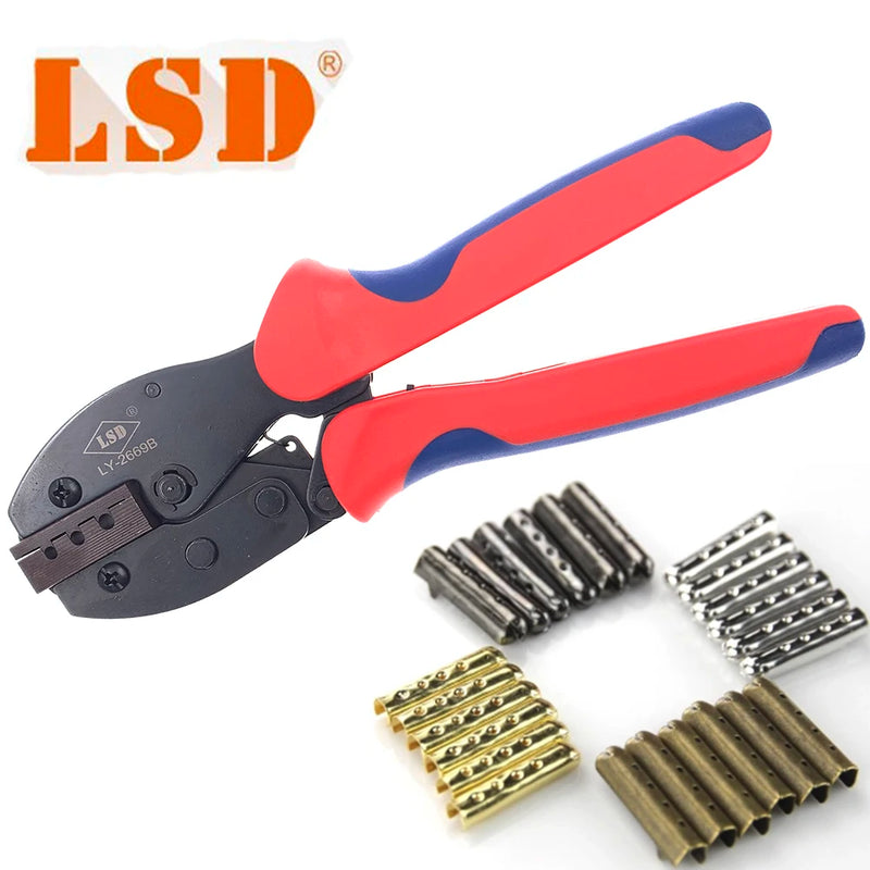 Metal Sheath Shoelace Crimping Pliers