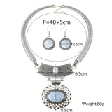 Vintage Bohemian Ethnic Choker Maxi Statement Necklace Women