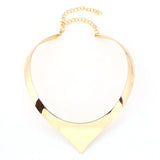 V Shape 3 Colors Rock Street Torques Colar Girl Punk Power Collar Choker Necklac