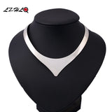 V Shape Torques Colar Girl Punk Power Choker Necklace